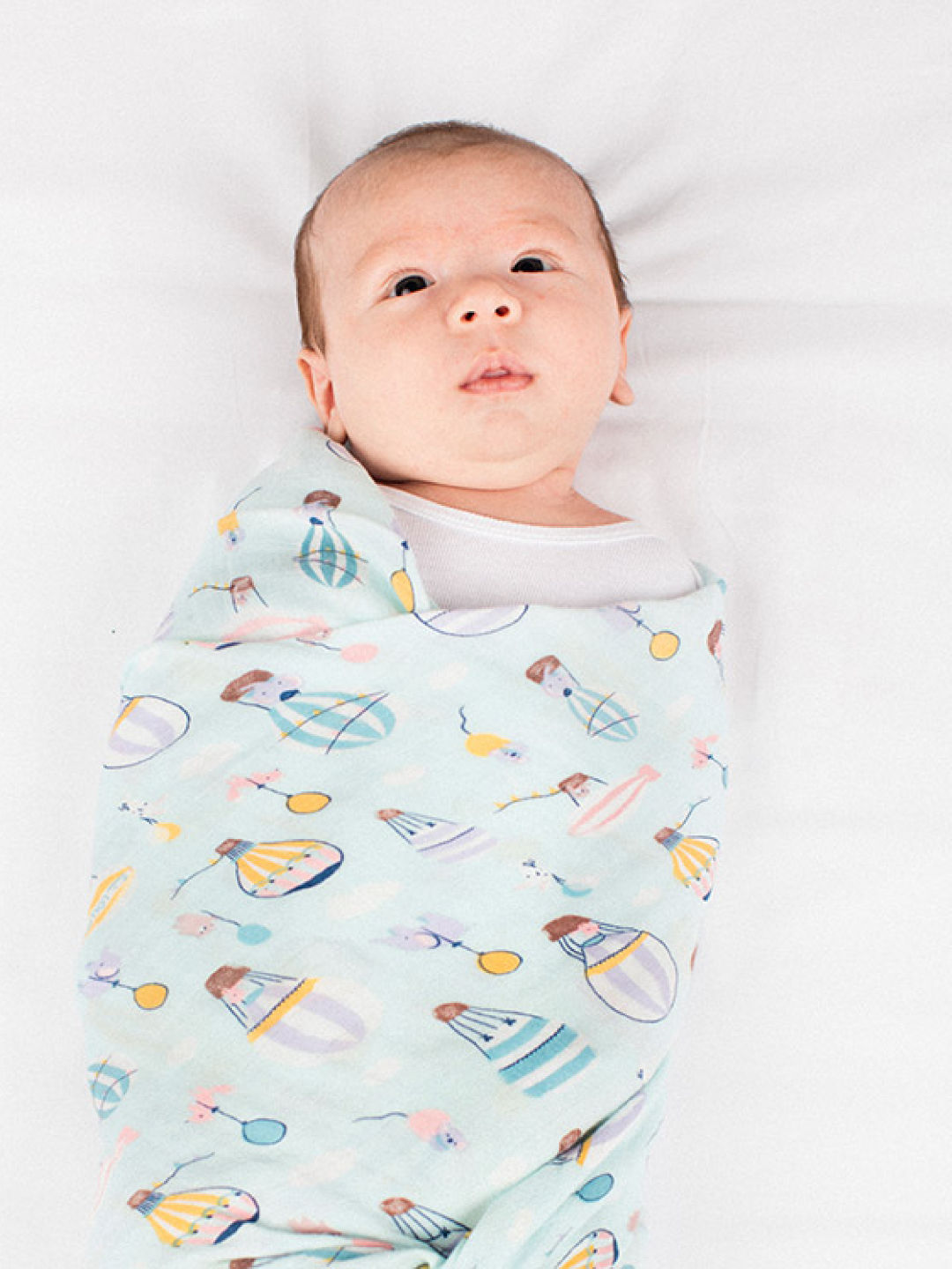 Lou Lou Lollipop Up, Up, and Away Muslin Swaddle edamama
