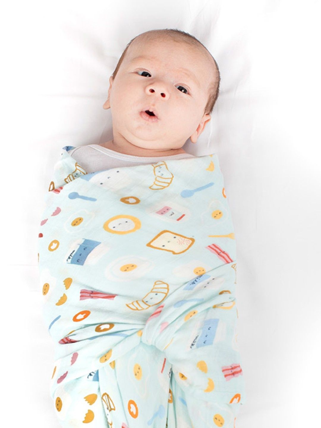 Lou Lou Lollipop Breakfast Muslin Swaddle edamama