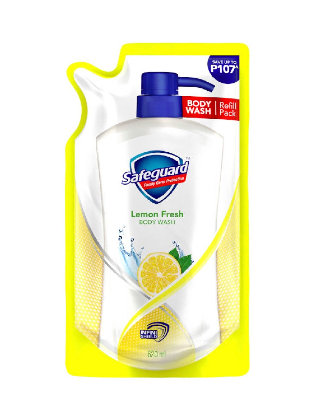 Safeguard Lemon Bodywash Refill (620ml) (No Color- Image 1)