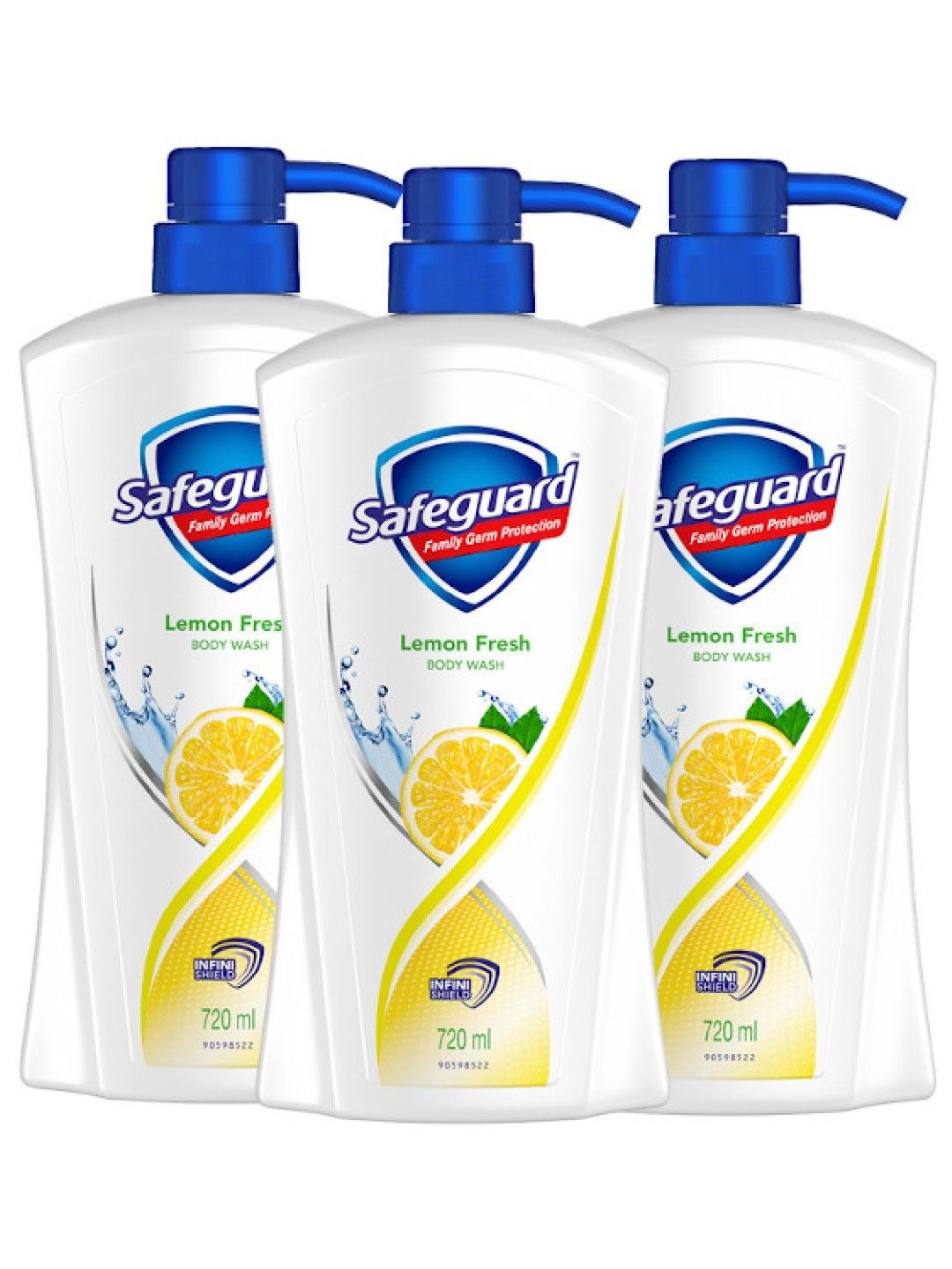 Safeguard Lemon Bodywash 3-pack (720ml) (No Color- Image 1)