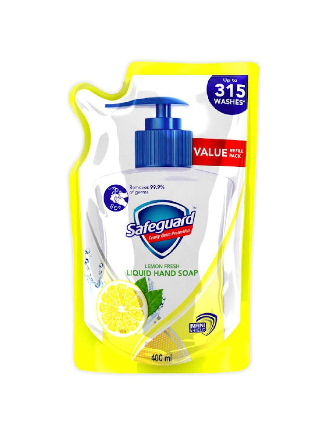 Safeguard Foaming Hand Soap Lemon Refill (400ml) (No Color- Image 1)