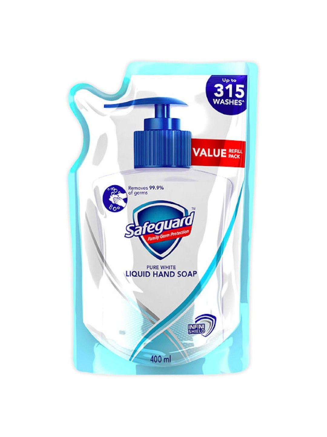 Safeguard Foaming Hand Soap White Refill (400ml)