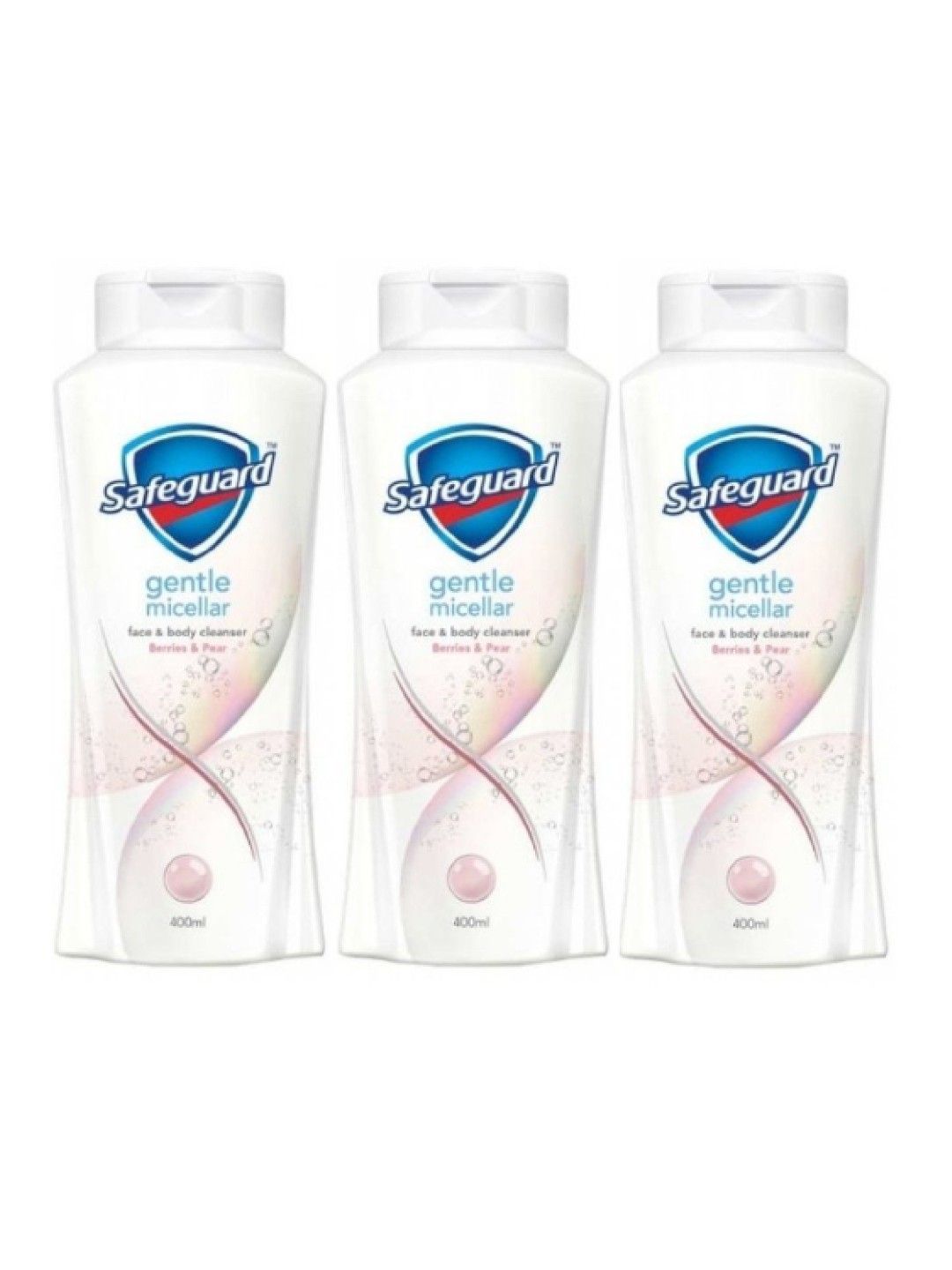Safeguard Gentle Micellar Bodywash Berries and Pear 3-pack (400ml) (No Color- Image 1)