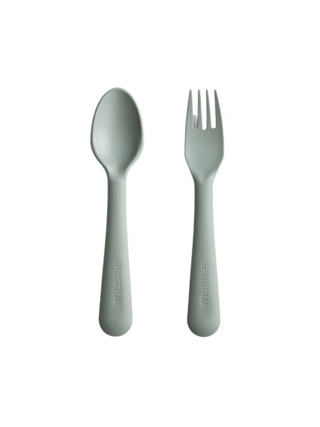 Mushie Dinnerware Fork & Spoon Set