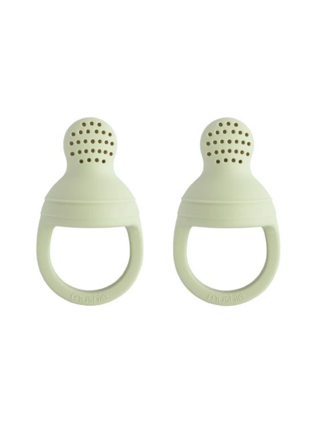 Mushie Silicone Fresh Food Feeder 2-Pack (Sage- Image 1)