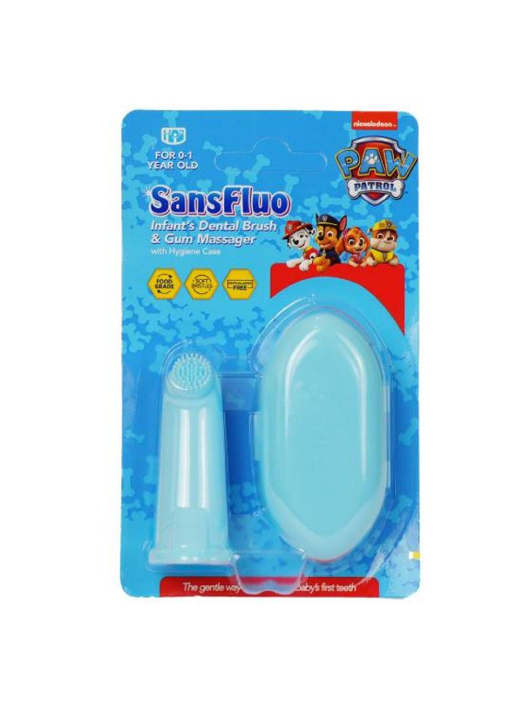 SansFluo Infant's Dental Brush and Gum Massager