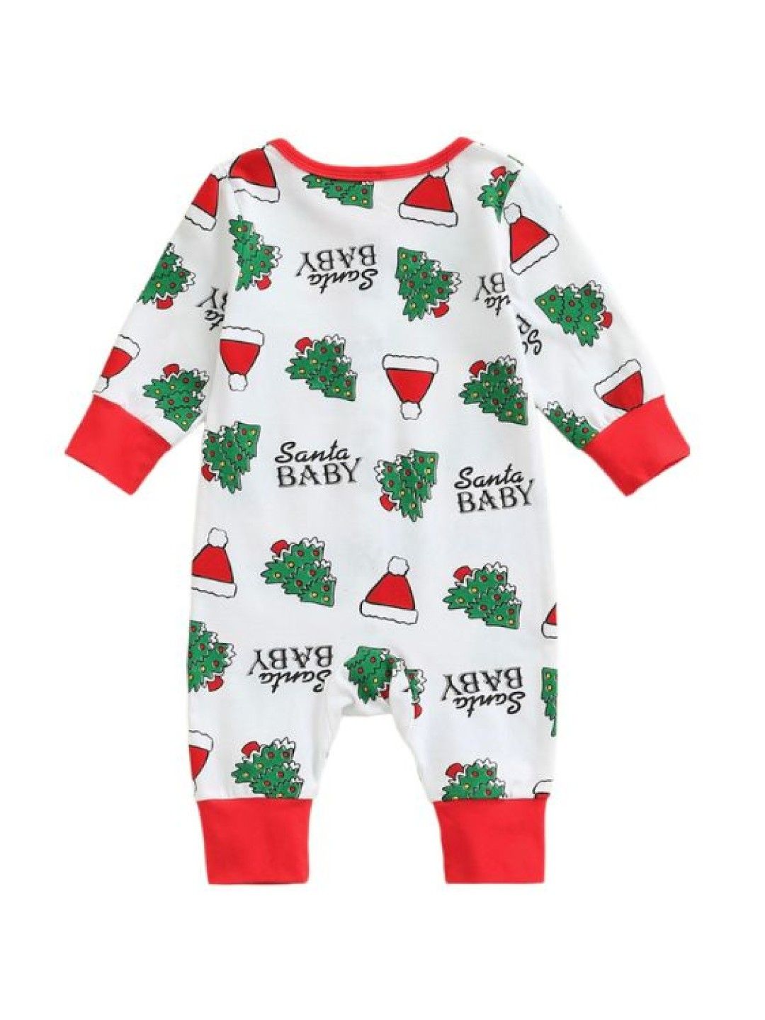 Cottonkind Santa Baby Festive Christmas Romper (Multicolor- Image 2)