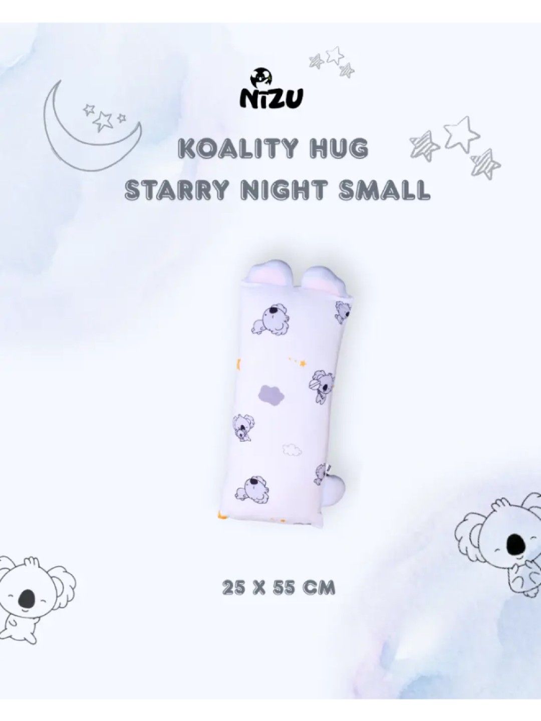 Nizu Koality Hug Bamboo Pillow (Starry Night) (No Color- Image 3)