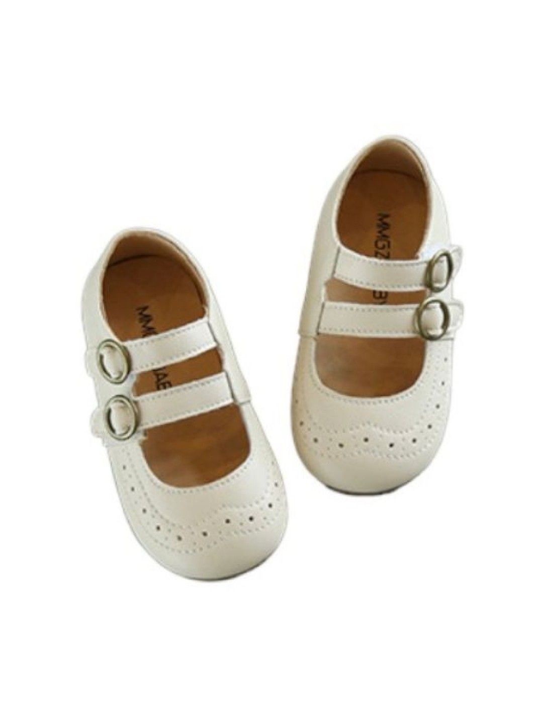 Seams 195 Savannah Double Strap Shoes (Beige- Image 2)