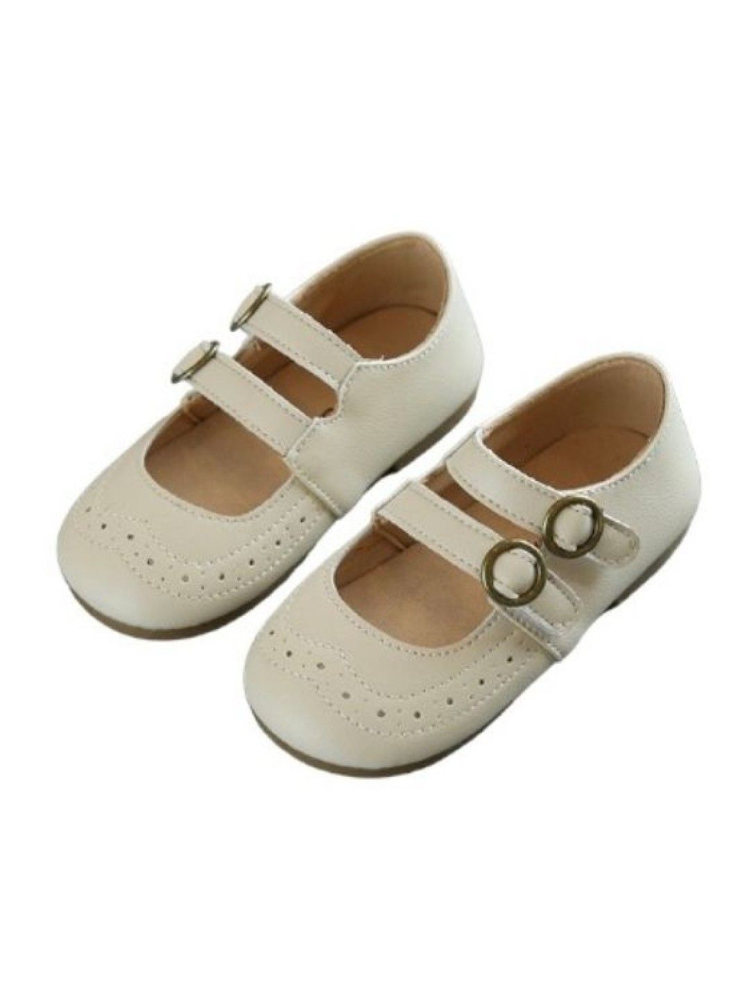 Seams 195 Savannah Double Strap Shoes (Beige- Image 1)