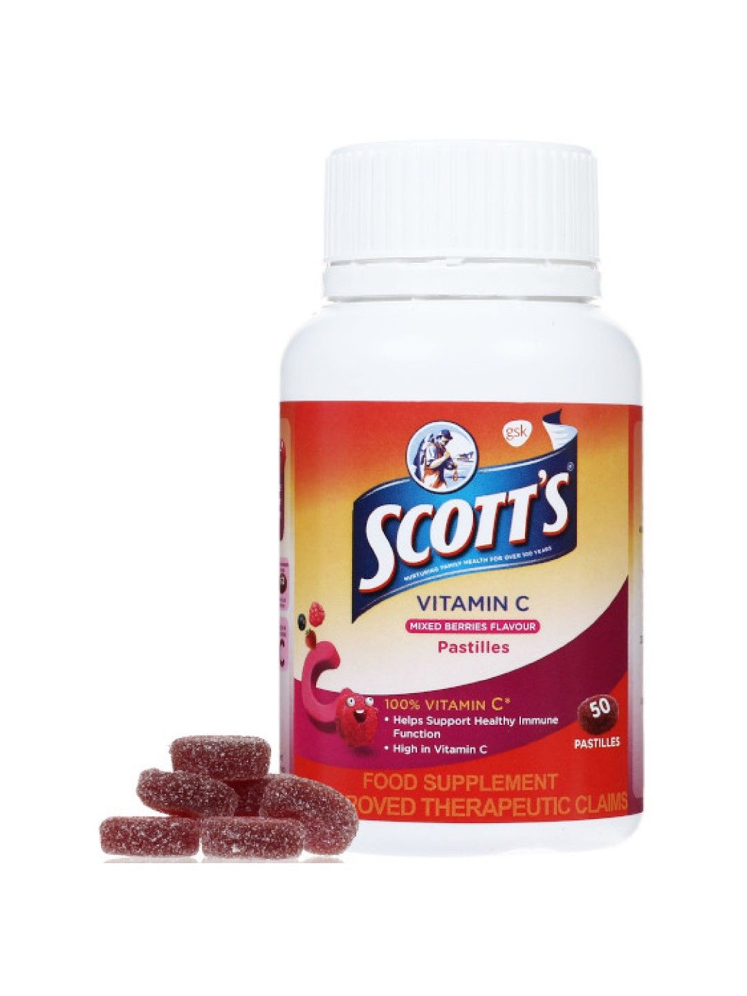 Scott's Scott’s Vitamin C - Mixed Berries (50 pcs)
