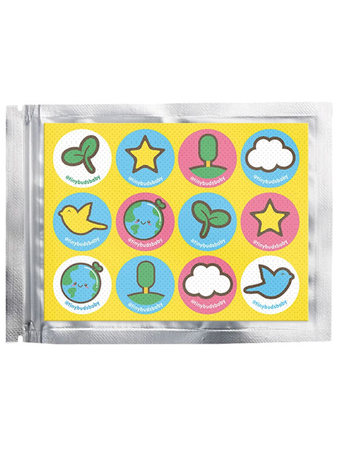 Tiny Buds Gone Away Stick Ons (12pcs) (No Color- Image 2)