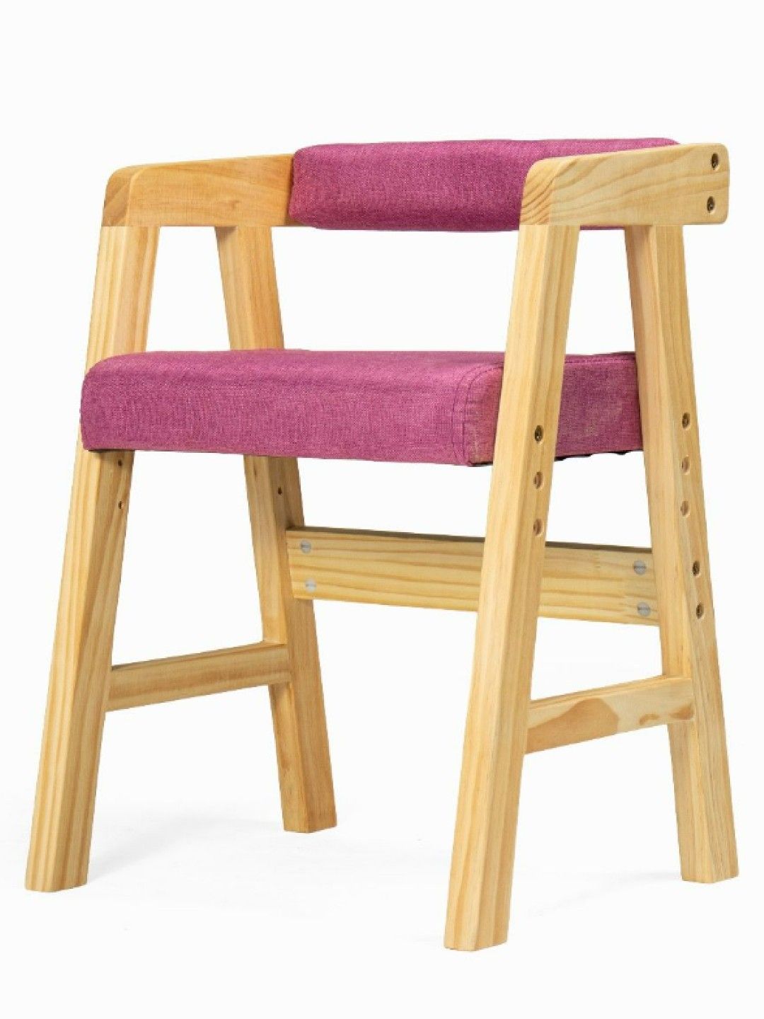 Hamlet Kids Room Adrianne Adjustable Kids Table and Chair Set (Magenta- Image 2)