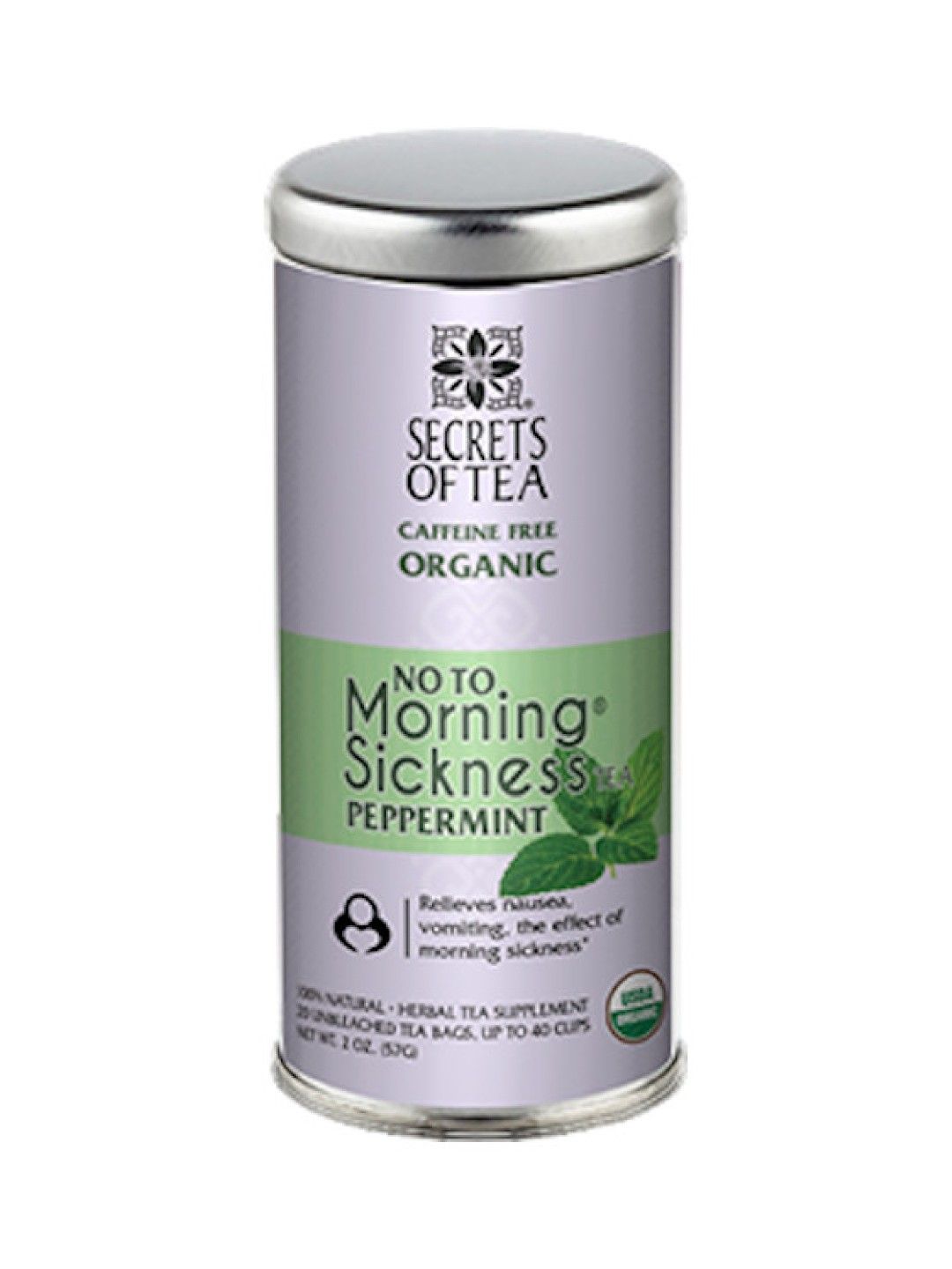 Secrets of Tea Peppermint No To Morning Sickness Tea (No Color- Image 1)