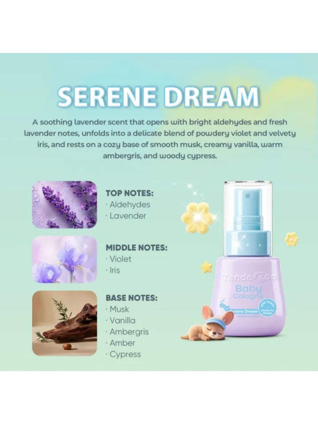 Tenderoo Baby Cologne Serene Dream (No Color- Image 2)