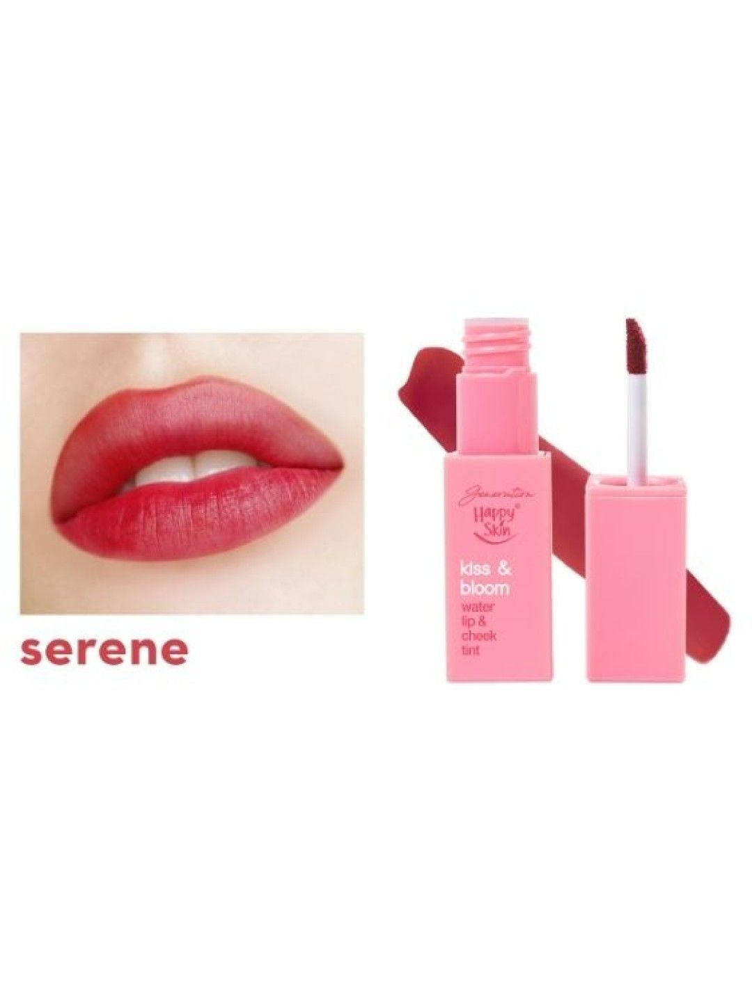 Happy Skin Generation Kiss & Bloom Water Lip & Cheek Tint (Serene- Image 2)