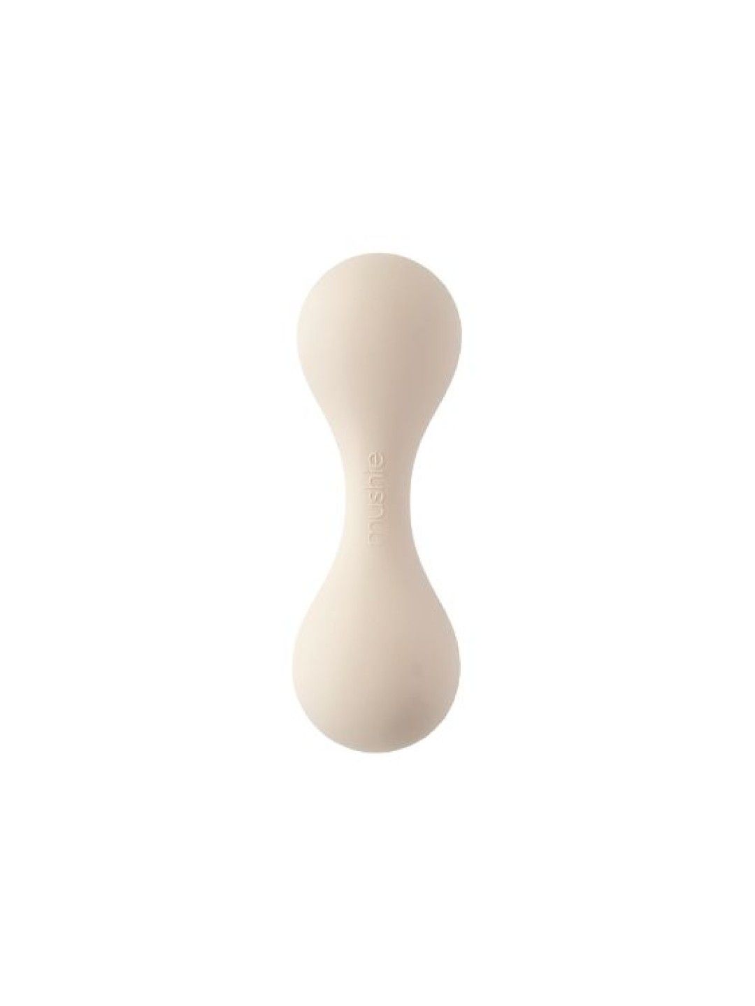 Mushie Silicone Baby Rattle Toy (Shifting Sand- Image 1)