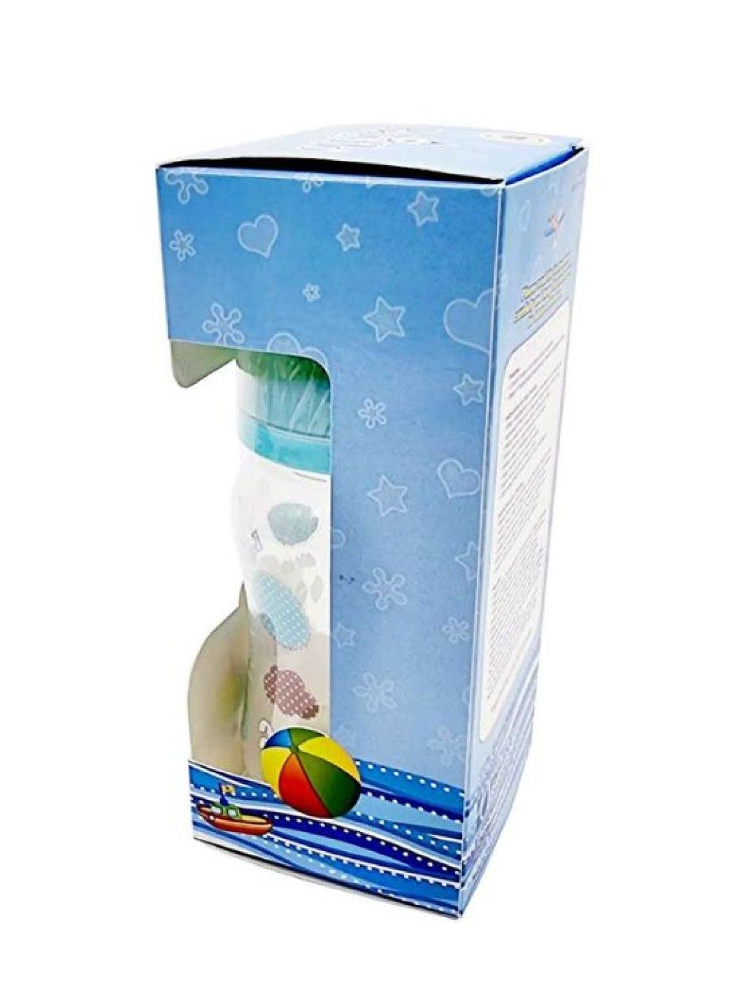 Babyflo Feeding Bottle Wideneck Nurser BPA-Free (8oz) (Blue- Image 3)