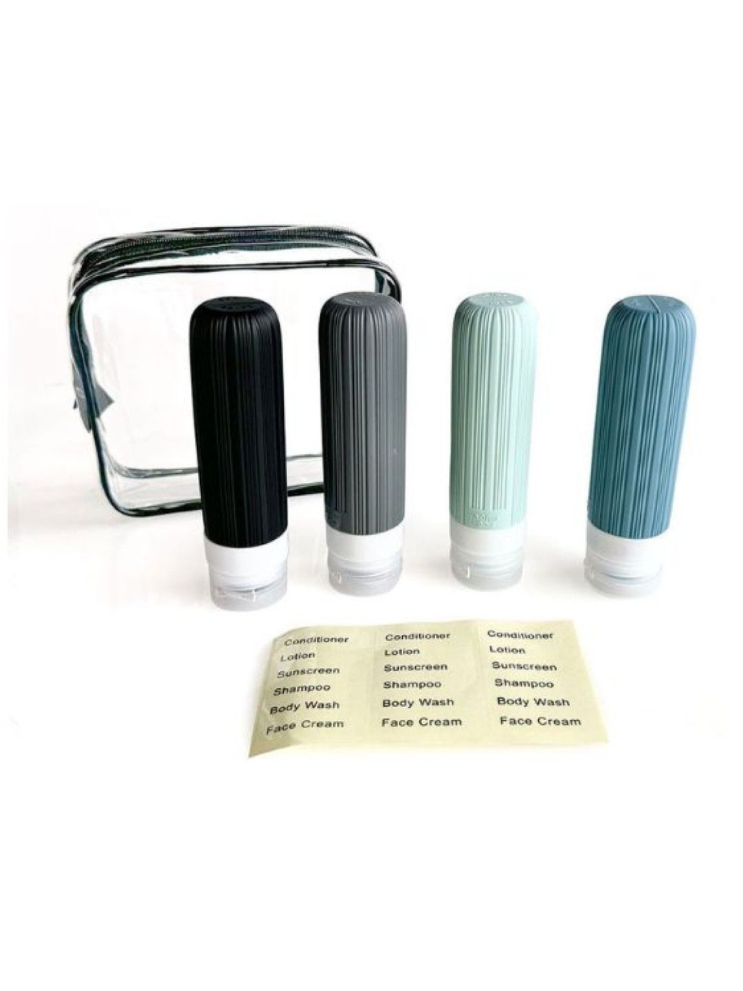 Clever Spaces Travel Silicone Tube Set (4pcs) (No Color- Image 2)