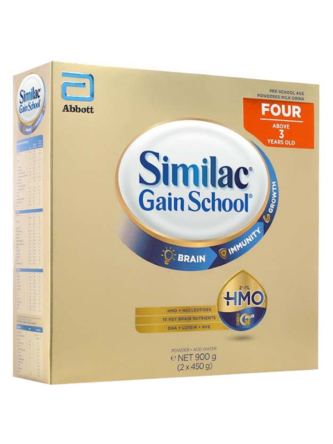 Similac Gainschool 5 HMO For Kids Above 3 Years Old (900g) (No Color- Image 1)