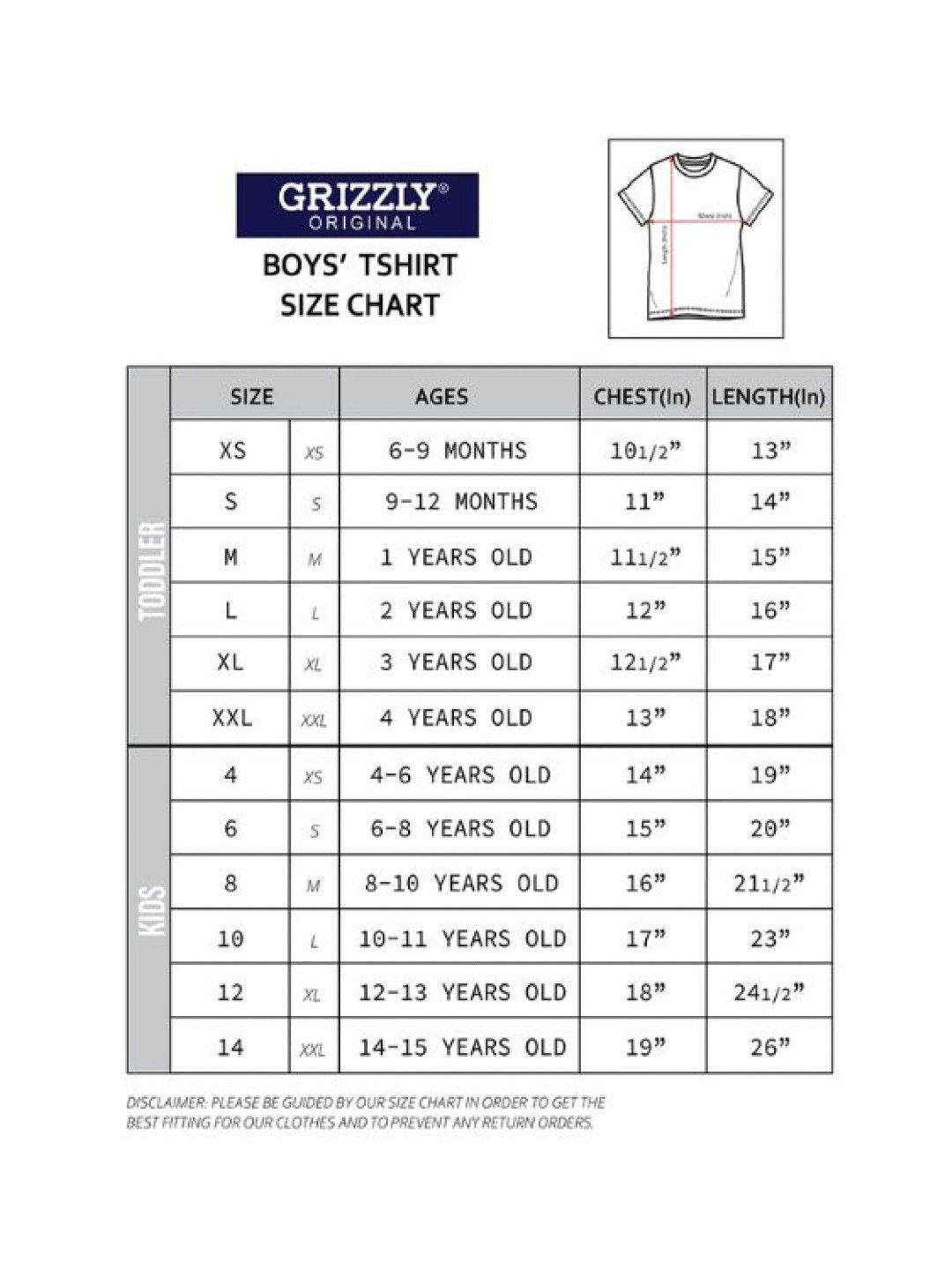 Grizzly Boy Round Neck Short Sleeve Tees with Print (Green- Image 4)
