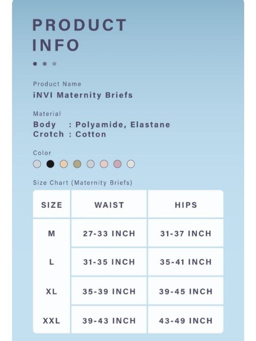 Shapee Invi Maternity Brief (Black- Image 4)