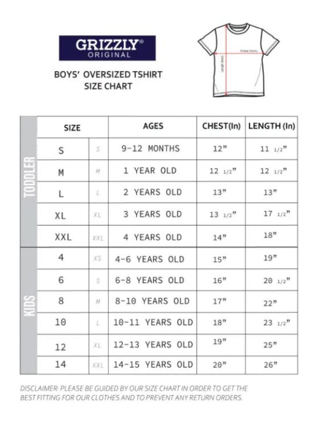 Grizzly Boys Oversized Tees (Stone- Image 4)
