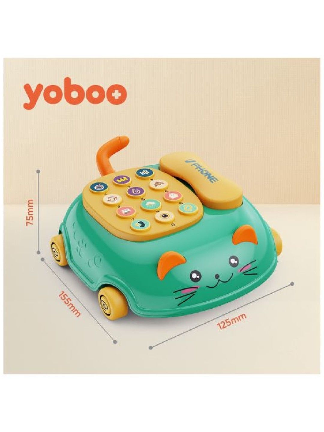 Yoboo Little Cat Music Phone Toy | edamama