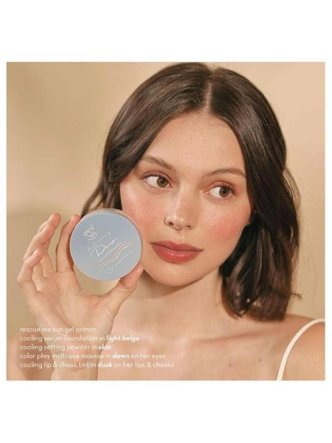 Happy Skin Dew Aqua Cooling Setting Powder (01 Skin- Image 3)