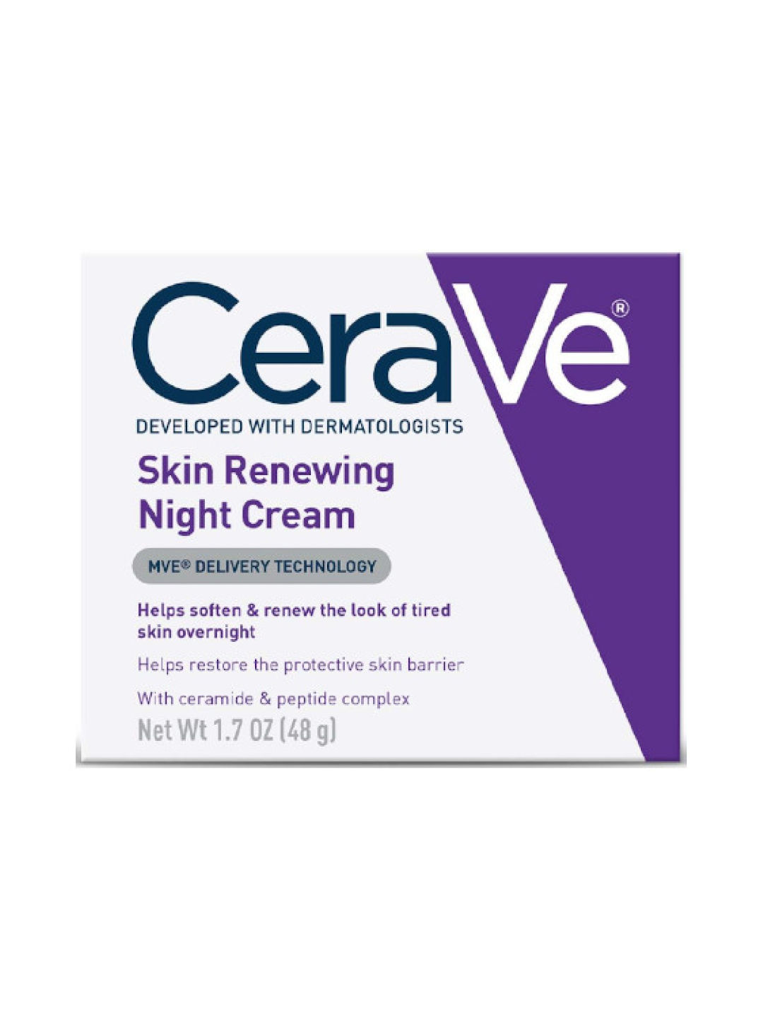 CeraVe Skin Renewing Night Cream (48g) (No Color- Image 3)