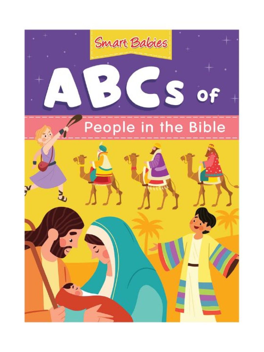 Learning is Fun Smart Babies ABCs of People In The Bible (No Color- Image 1)