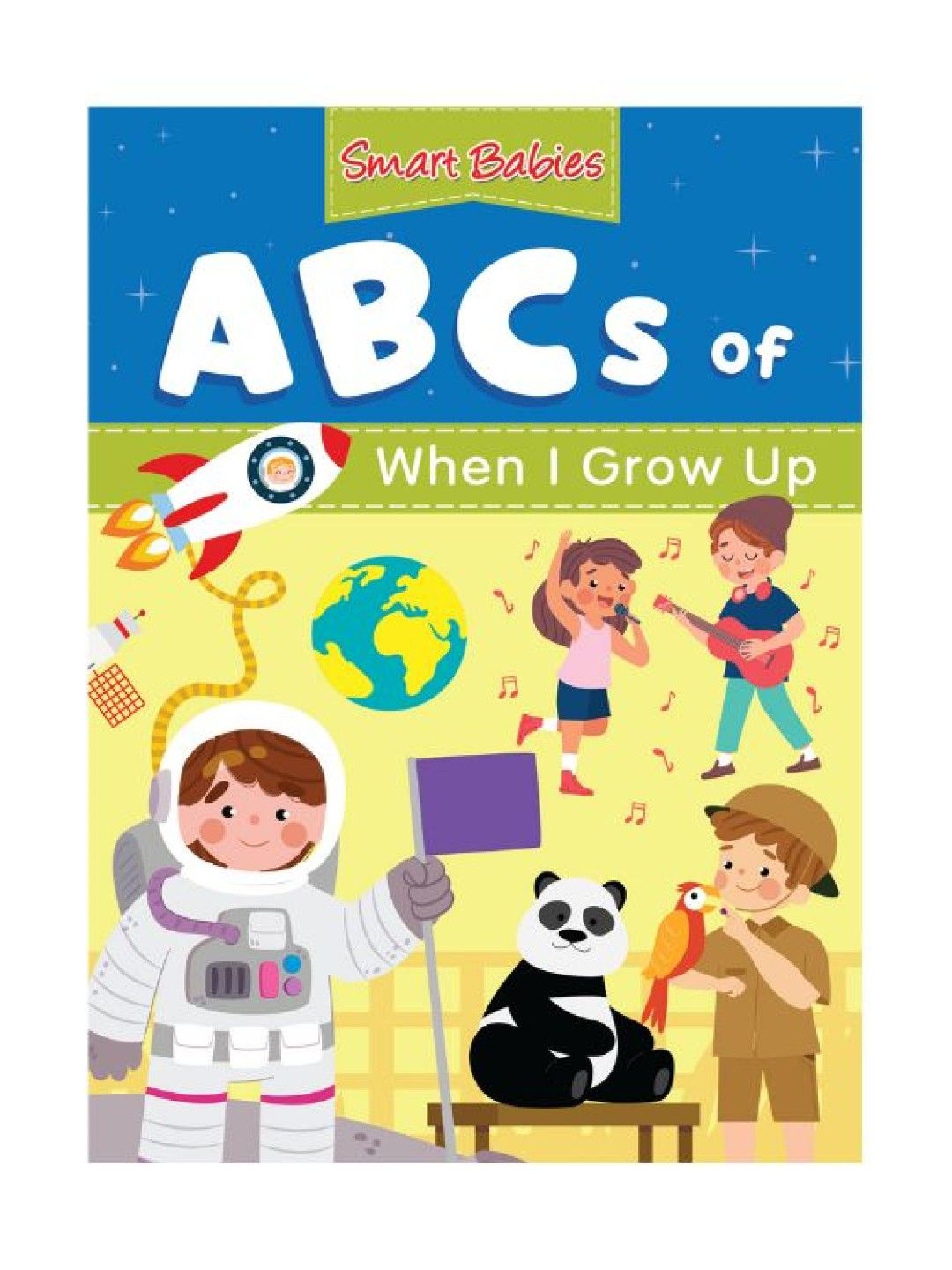 Learning is Fun Smart Babies ABCs of When I Grow Up (No Color- Image 1)