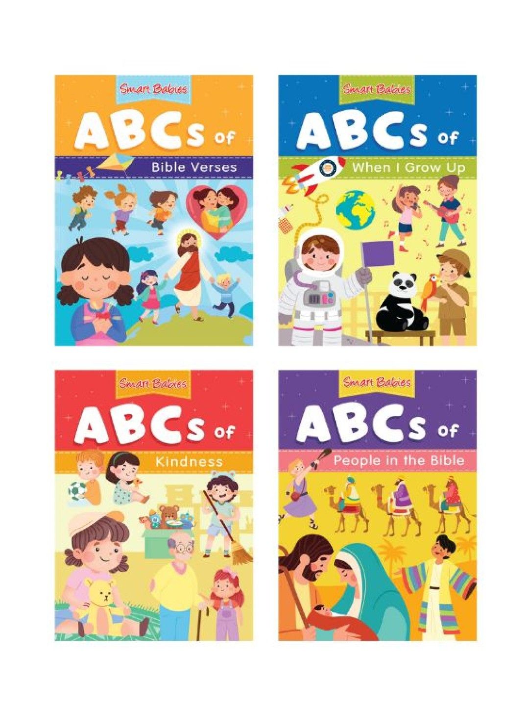 Learning is Fun Smart Babies ABCs (Set of 4) (No Color- Image 1)