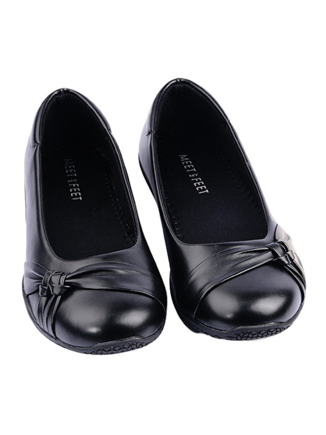 Meet My Feet Smart Collection Girl School Shoes (WL1710S) (Black- Image 2)