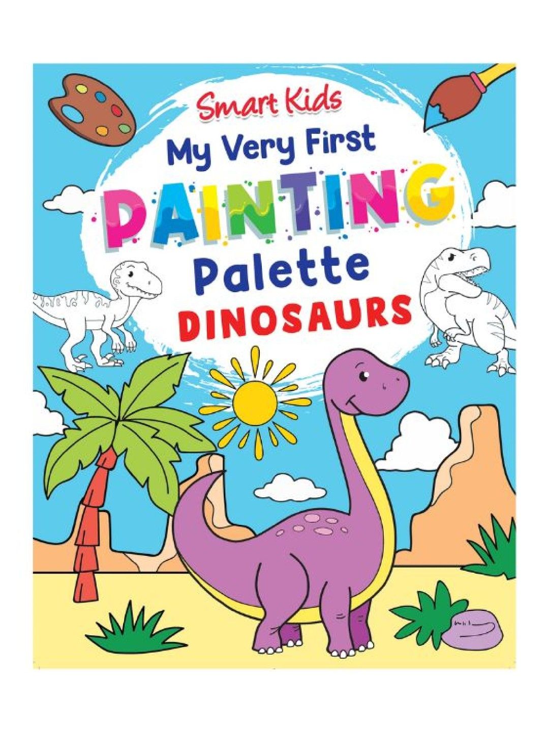 Learning is Fun Smart Kids My Very First Painting Palette (Dinosaurs- Image 1)