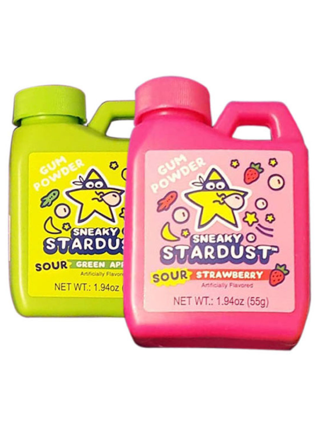 Kidsmania Candy Corner Sneaky Stardust Green Apple & Strawberry Gum Powder (2 pcs)