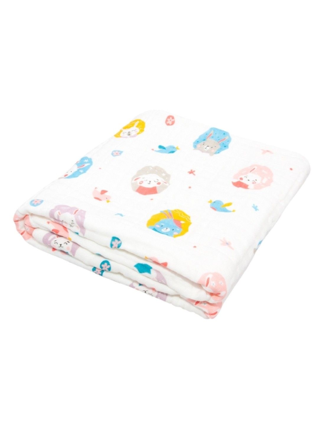 Kozy Blankie 100% Cotton Premium Multi-Purpose Muslin Cloth - Snuggle Bunny (No Color- Image 1)