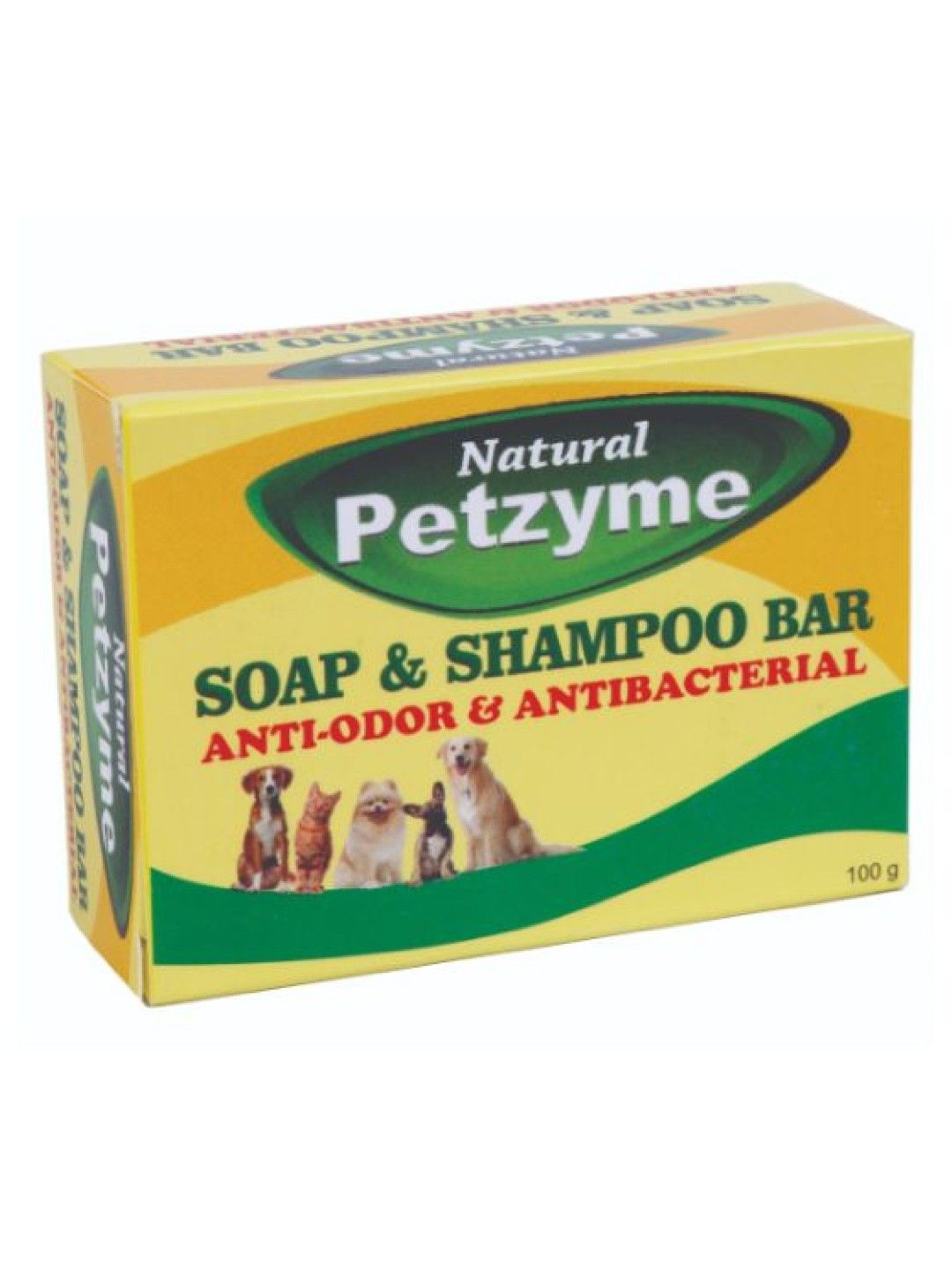 Petzyme Soap and Shampoo Bar Anti-odor & Antibacterial (100g)