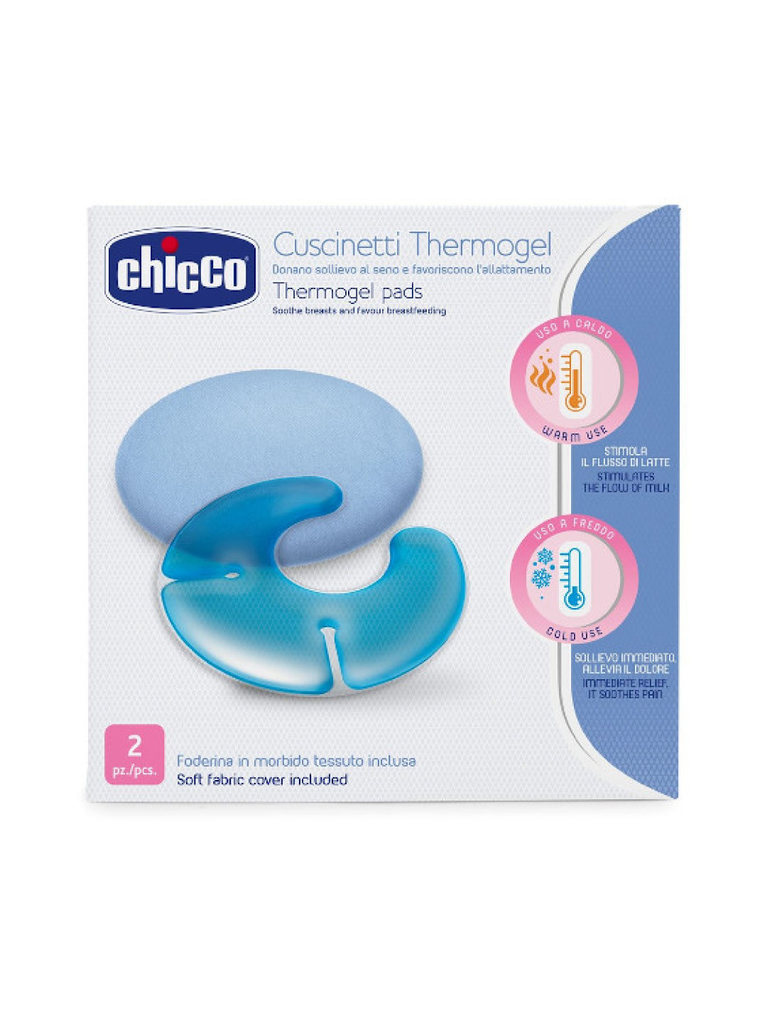 Chicco Soothing Thermogel Nursing Pads (2pcs) (No Color- Image 2)