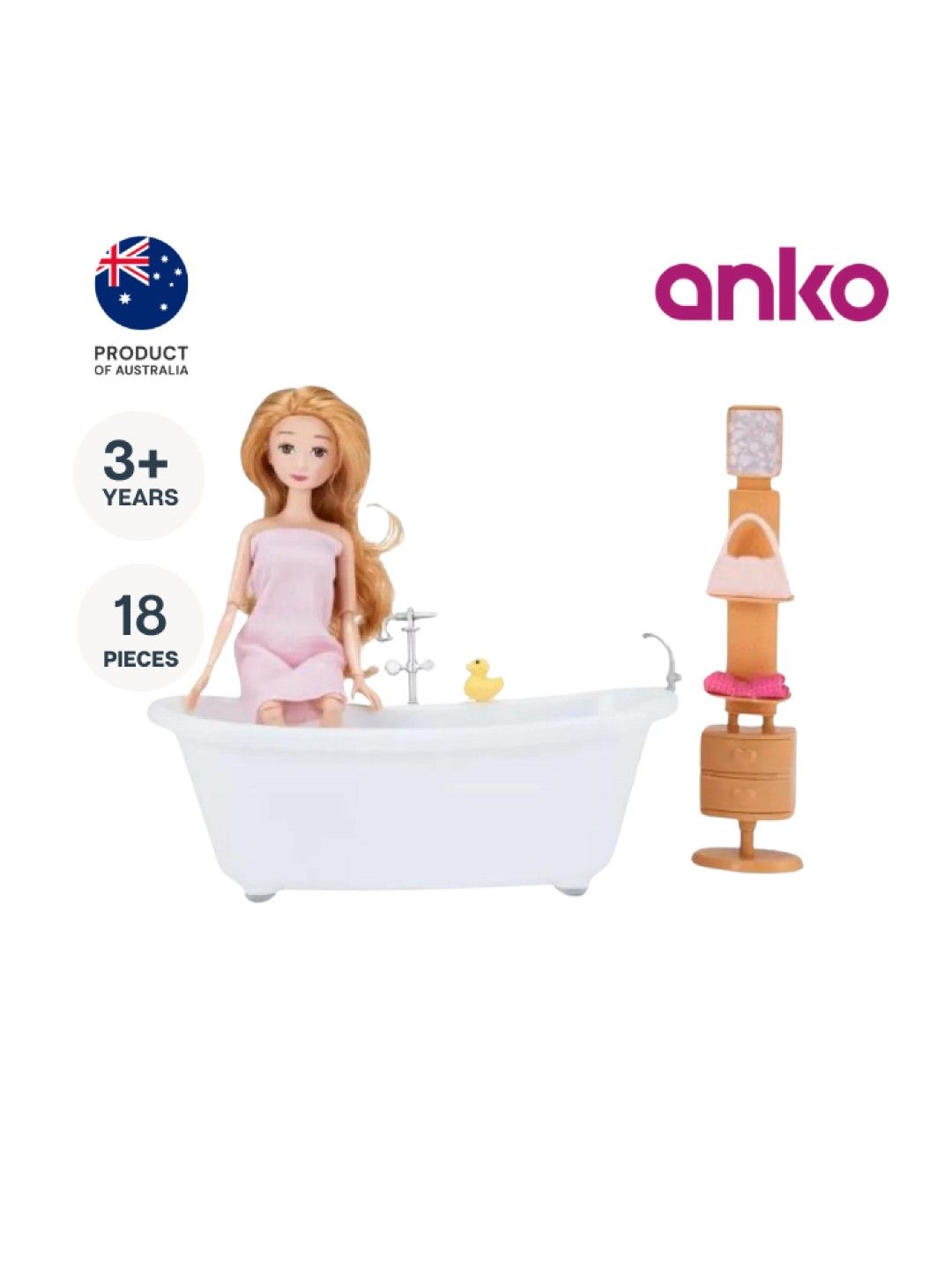 Anko Spa Fashion Doll Playset (18pcs)