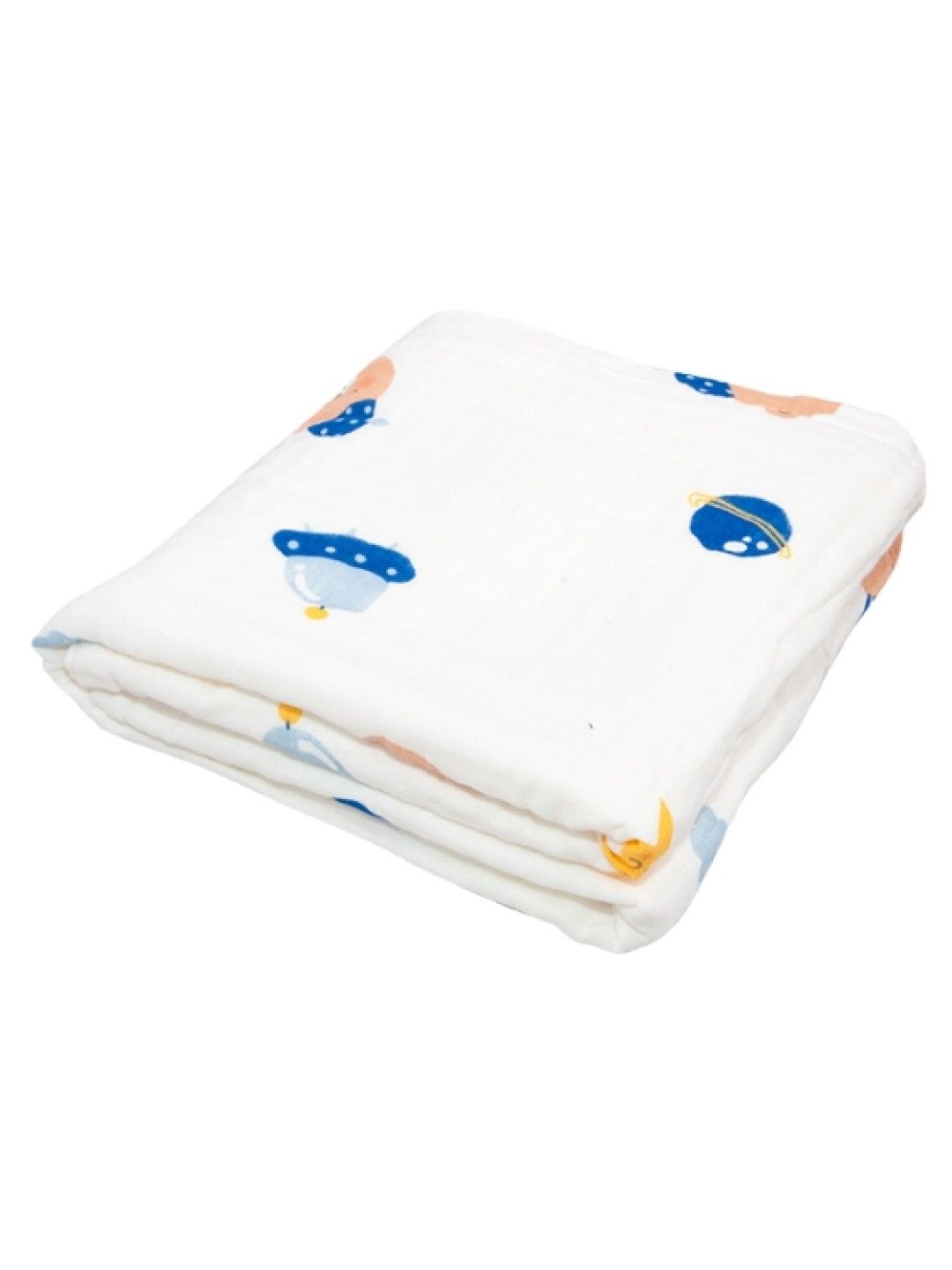 Kozy Blankie 100% Cotton Premium Multi-Purpose Muslin Cloth - Space Dream Bear (No Color- Image 1)