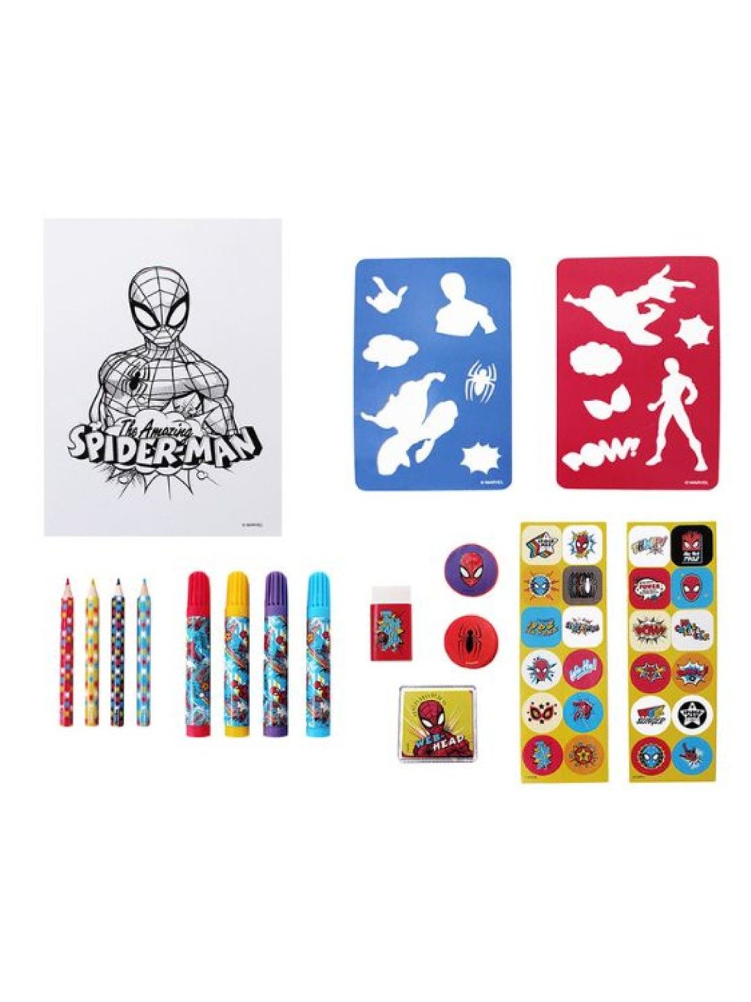 Artlings Marvel Creative Adventure Egg Art Set - Spider-Man (No Color- Image 3)