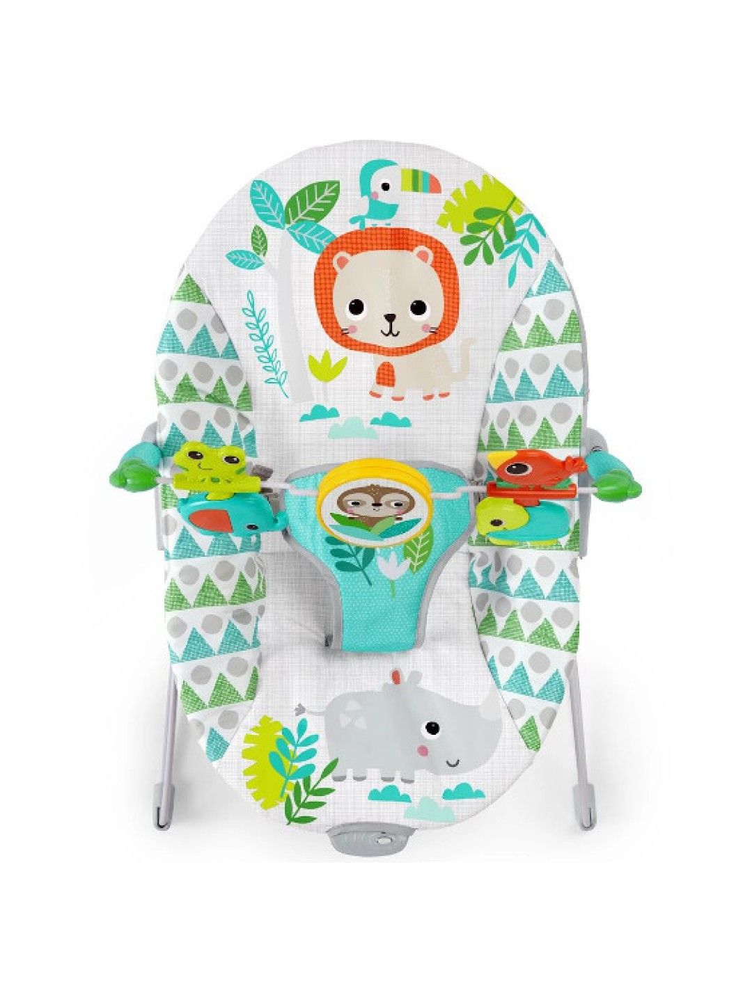 Bright Starts Spinnin Safari Vibrating Bouncer (No Color- Image 2)