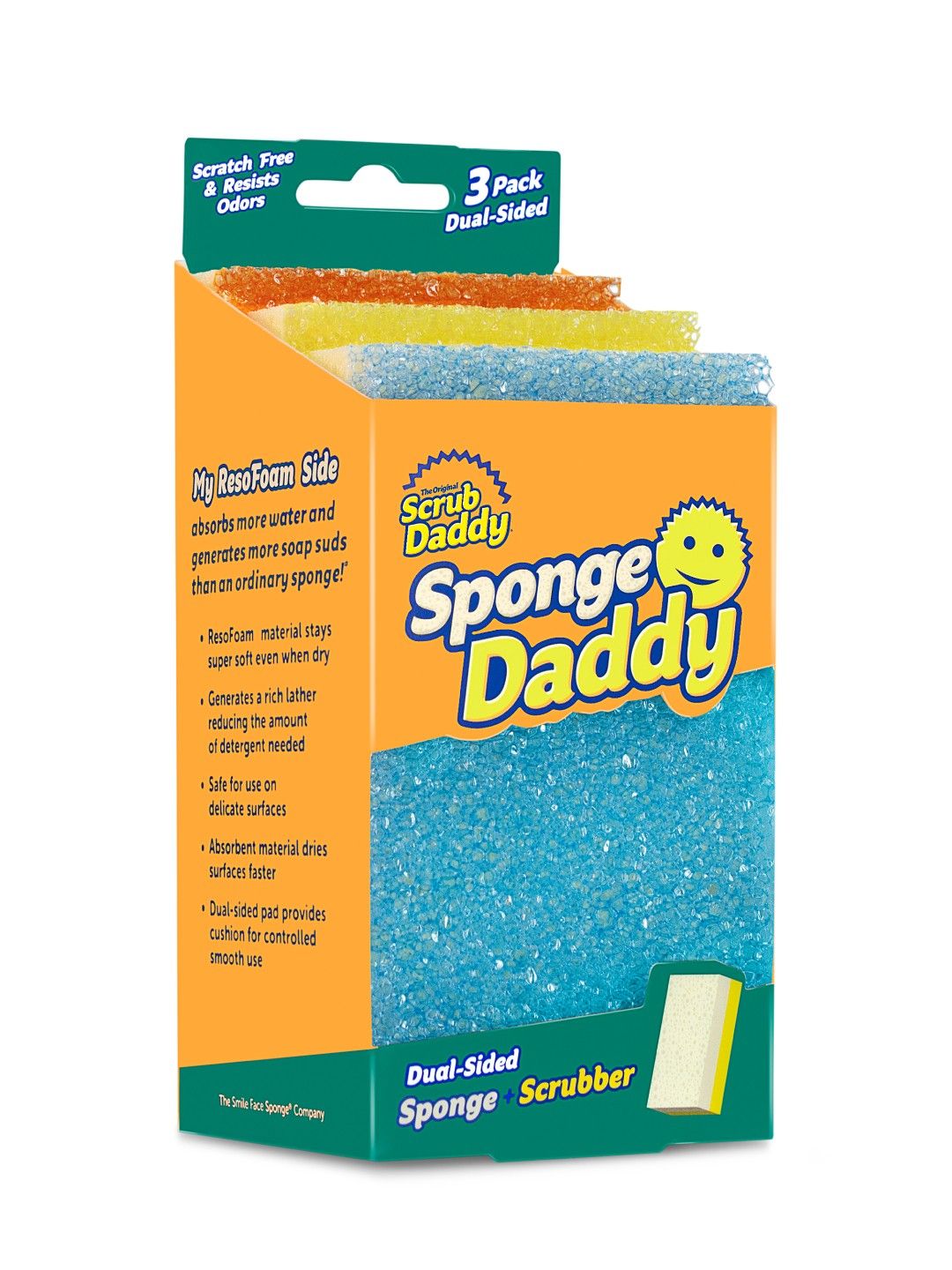 Scrub Daddy Sponge Daddy - Dual Sided Sponge and Scrubber (No Color- Image 2)