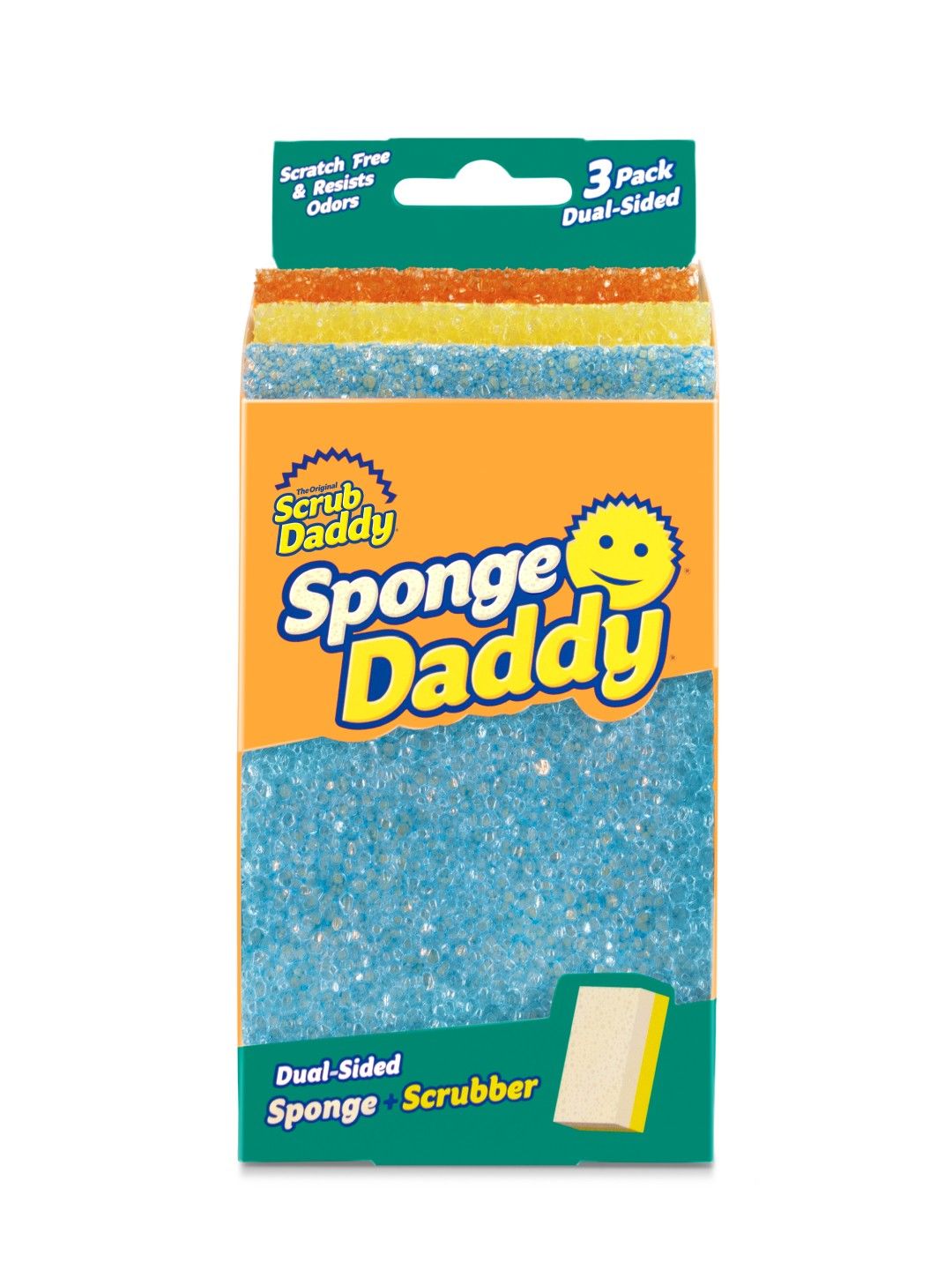 Scrub Daddy Scrub Mommy Dual-Sided Scrubber + Sponge - 1 ct pkg