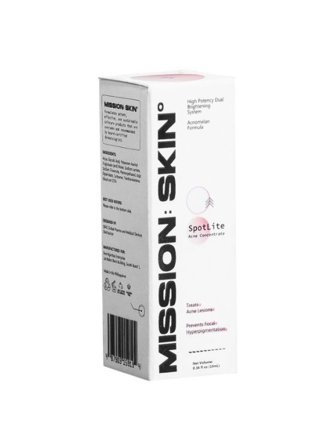 DMD Skin Sciences Mission: Skin SpotLite Spot Acne Concentrate 10ml (No Color- Image 1)