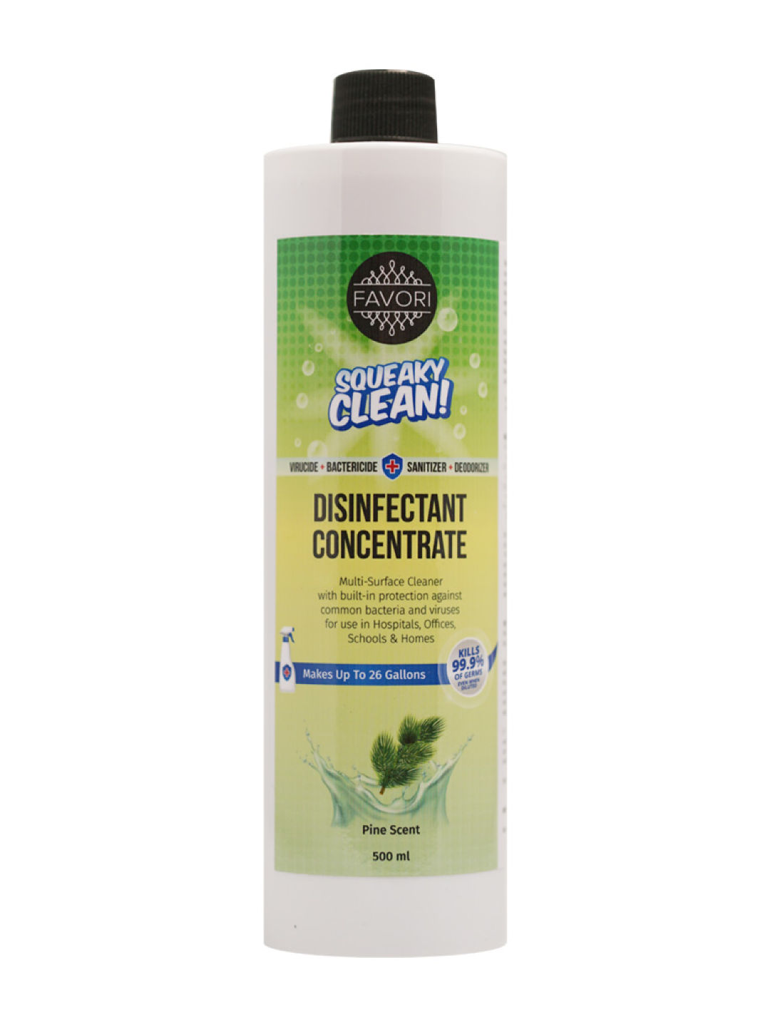FAVORI Squeaky Clean Disinfectant Concentrate (500ml)