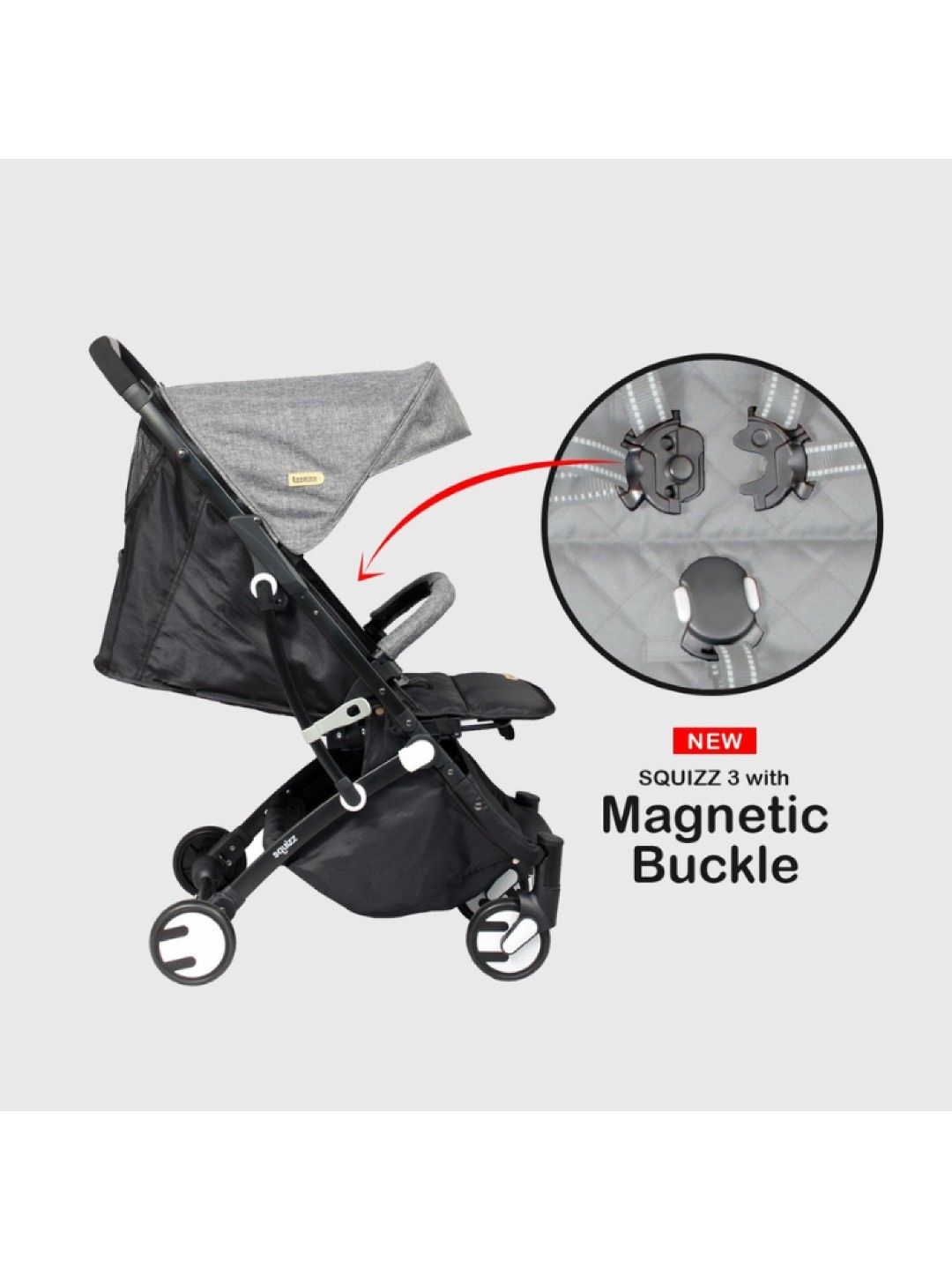 Looping Squizz 3 Stroller (Black- Image 4)