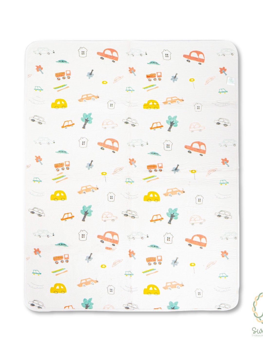 Swaddies PH Cars Stitch-free Water-Absorbent Bedmat (No Color- Image 1)
