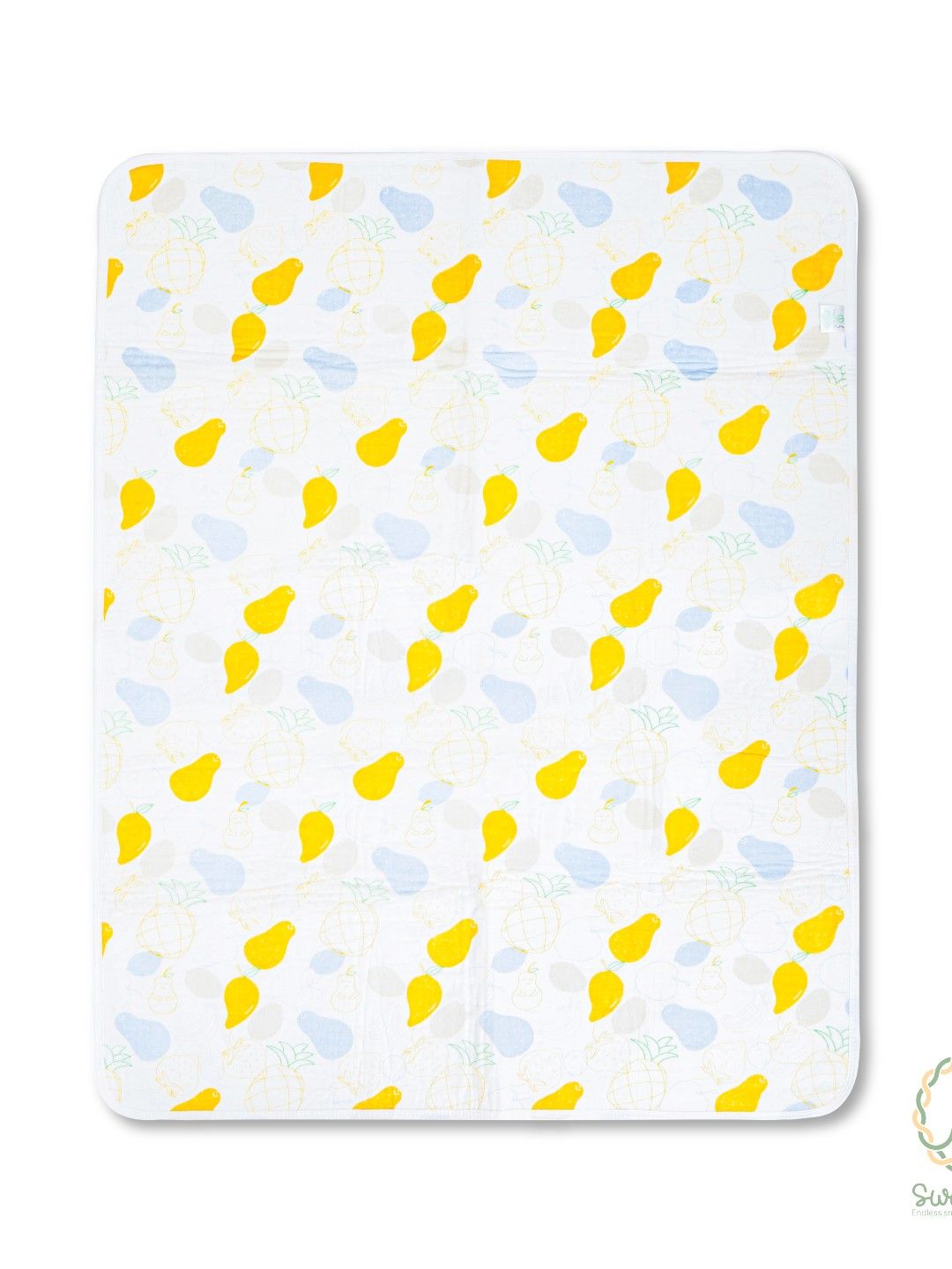 Swaddies PH Fruits Sitch-free Water-Absorbent Bedmat (No Color- Image 1)